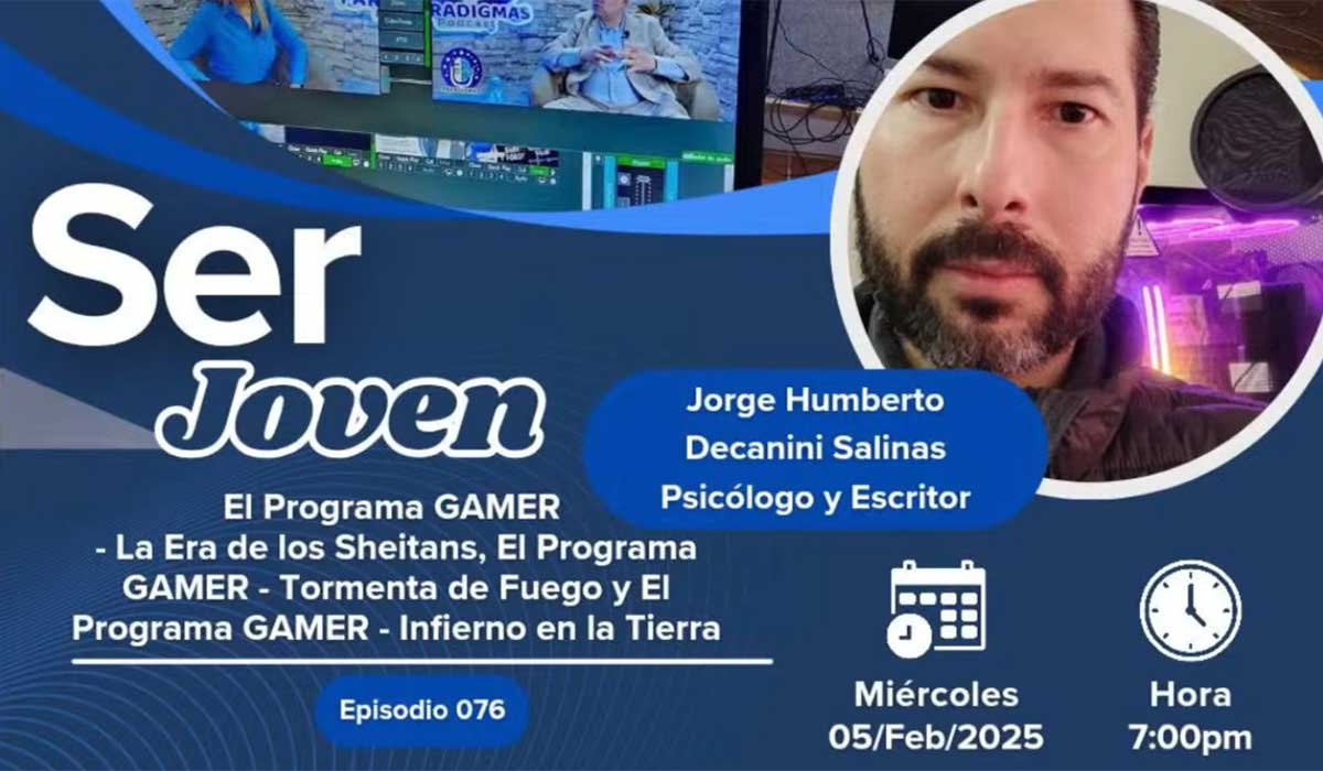 Humberto Decanini en cabina con Radio Innovación UPN Saltillo